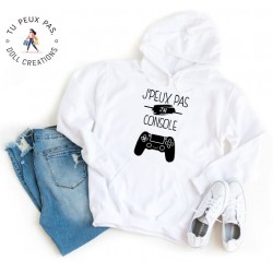 Sweat à Capuche Je peux pas j'ai console - Homme ou Femme