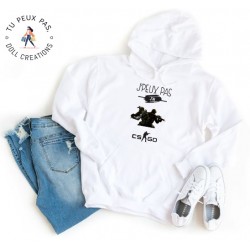 Sweat à Capuche Je peux pas j'ai Counter Strike - Homme ou Femme