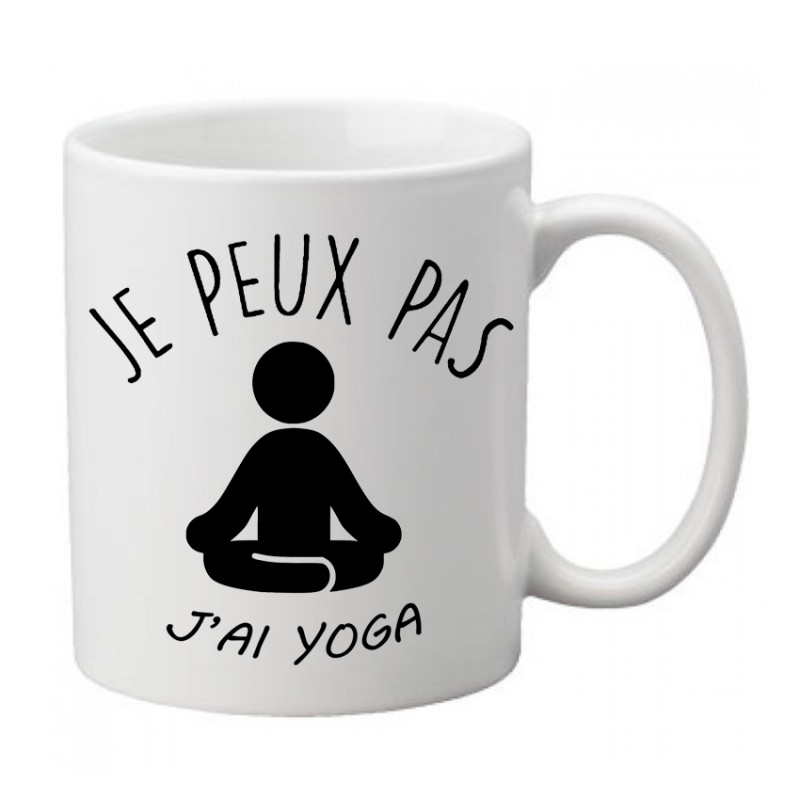 Mug j'peux j'peux pas j'ai yoga relax  - Tasse