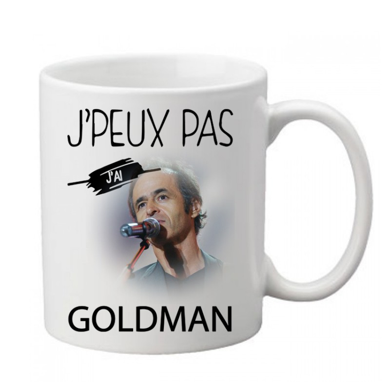 Mug  j'peux pas j'ai Goldman  - Tasse