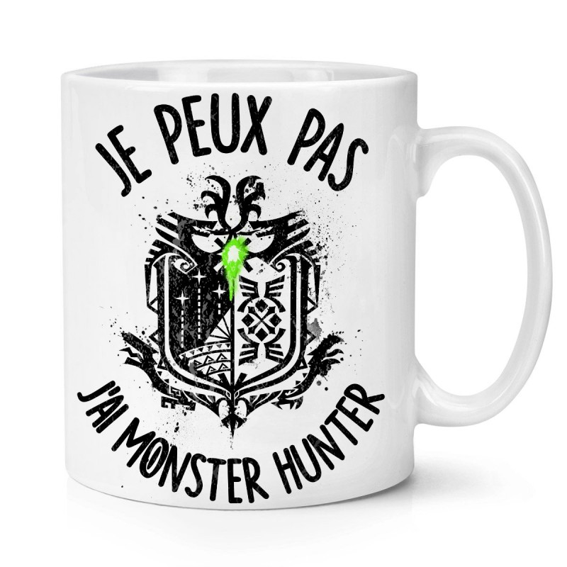 Mug / Tasse je peux pas j'ai Monster Hunter