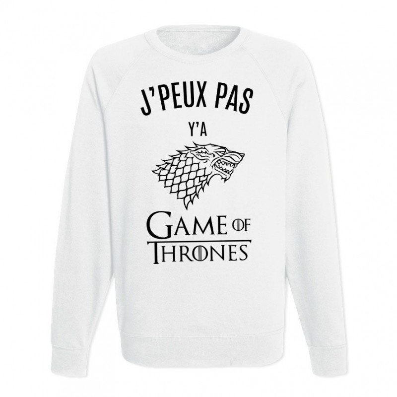 Sweat J'peux pas y'a game of thrones - Pull
