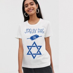 T-Shirt je peux pas j'ai israel magen david - Femme