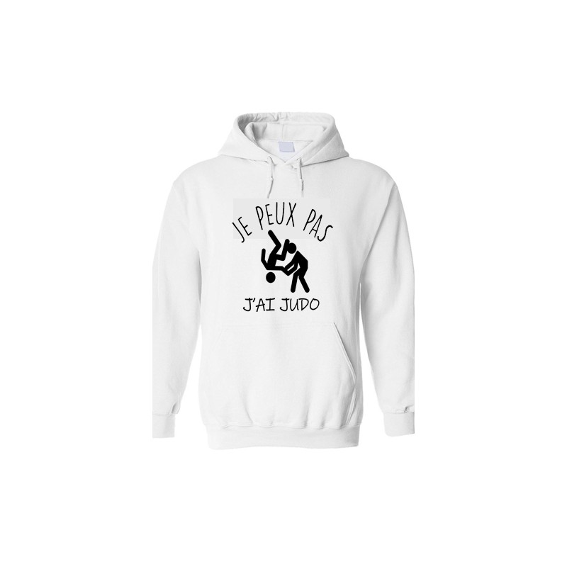 Sweat à Capuche J'peux pas J'ai Judo - Hoodie