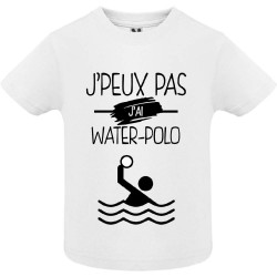 T-shirt Je peux pas j'ai Water Polo - Cadeau enfant