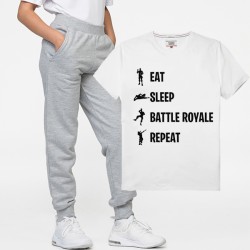 Pyjama Eat sleep battle royal repeat - Tenue complète