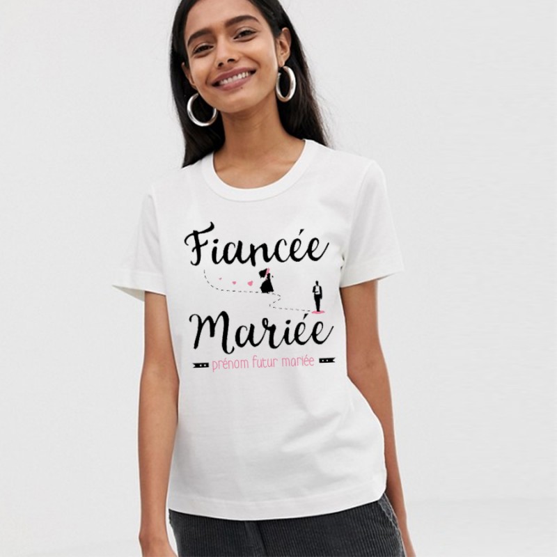 T-Shirt EVJF femme Fiancée Mariée