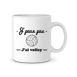 Mug / Tasse j'peux pas j'ai volleyball