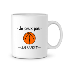 Mug / Tasse j'peux pas j'ai basketball