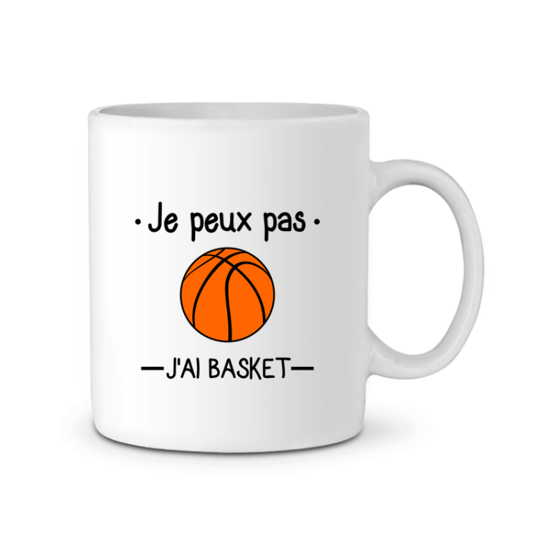 Mug / Tasse j'peux pas j'ai basketball
