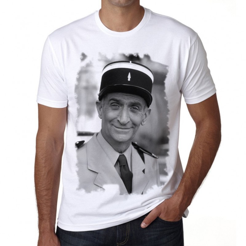 t-shirt Louis de funes Gendarme de saint tropez - Homme