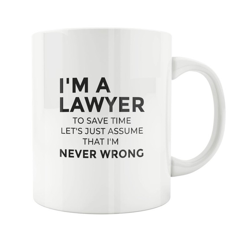 mug Je suis avocat et j'ai toujours raison - Tasse