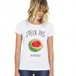 T-Shirt j'peux pas j'ai pastèque - Femme fruit été apéro
