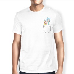 T-shirt Rick et Morty Pocket - cadeau homme
