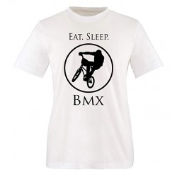 T-shirt Eat, Sleep BMX - cadeau homme