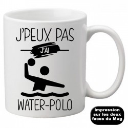 Mug j'peux pas j'ai Water-Polo / Natation- Tasse
