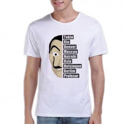 T-shirt casa de papel Personnage - cadeau homme