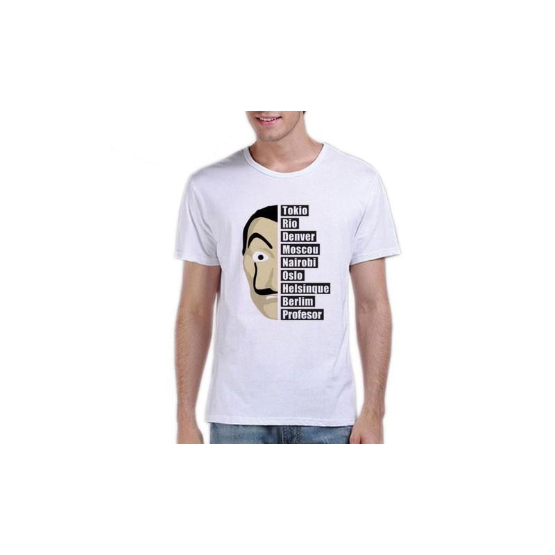T-shirt casa de papel Personnage - cadeau homme