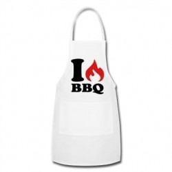 Tablier BBQ en feu - barbecue grillade
