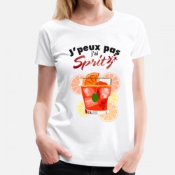 T-Shirt j'peux pas j'ai spritz - cadeau femme cocktail