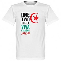 T-shirt 1,2,3 Viva l'Algérie - Homme supporter