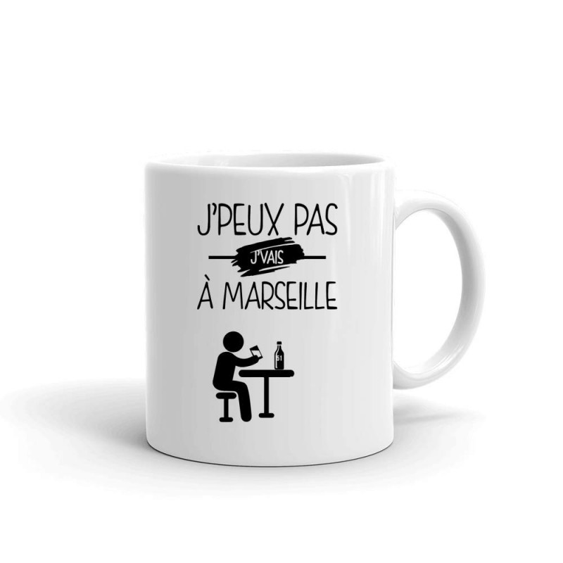 Mug je Peux Pas je Vais à Marseille  - Tasse en céramique café