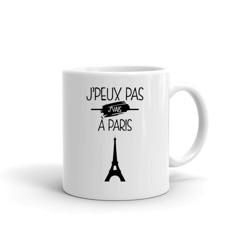 Mug je Peux Pas j Vais a Paris  - Tasse en céramique café