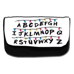 Trousse Alphabet Inspired by Stranger Things - scolaire, trousse à crayons ou à maquillage