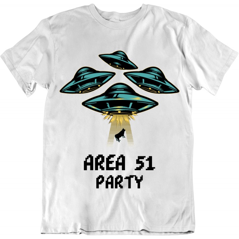 T-Shirt Area 51 Party - Cadeau homme Alien