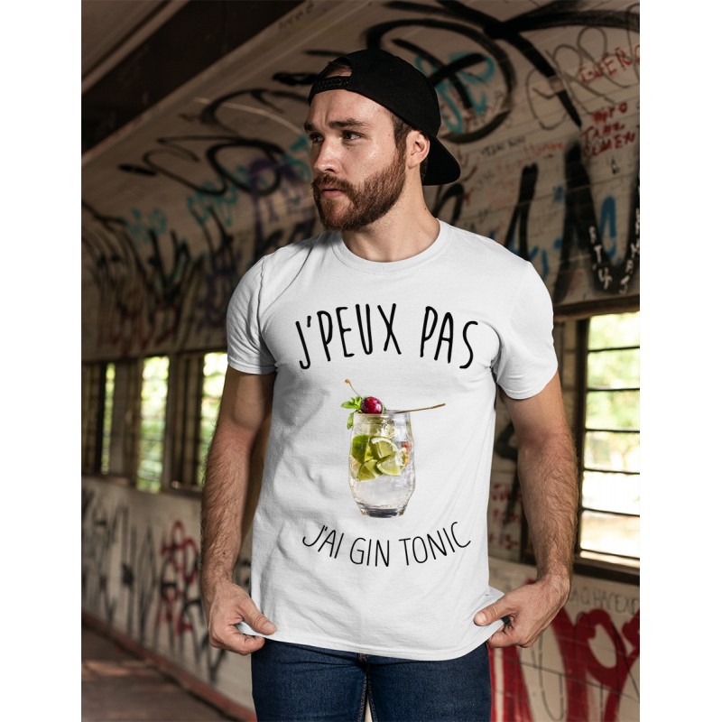 Portage Dry Gin-T-shirt à poche homme