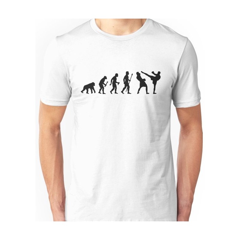 T-shirt Kickboxing evolution - cadeau homme