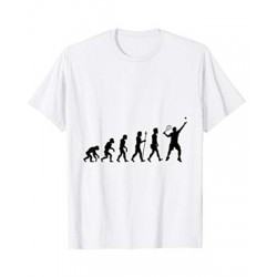t-shirt tennis evolution - cadeau homme