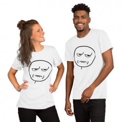 T-Shirt Couple Troll Face assorti pour femme et homme Saint-Valentin Cadeau Anniversaire