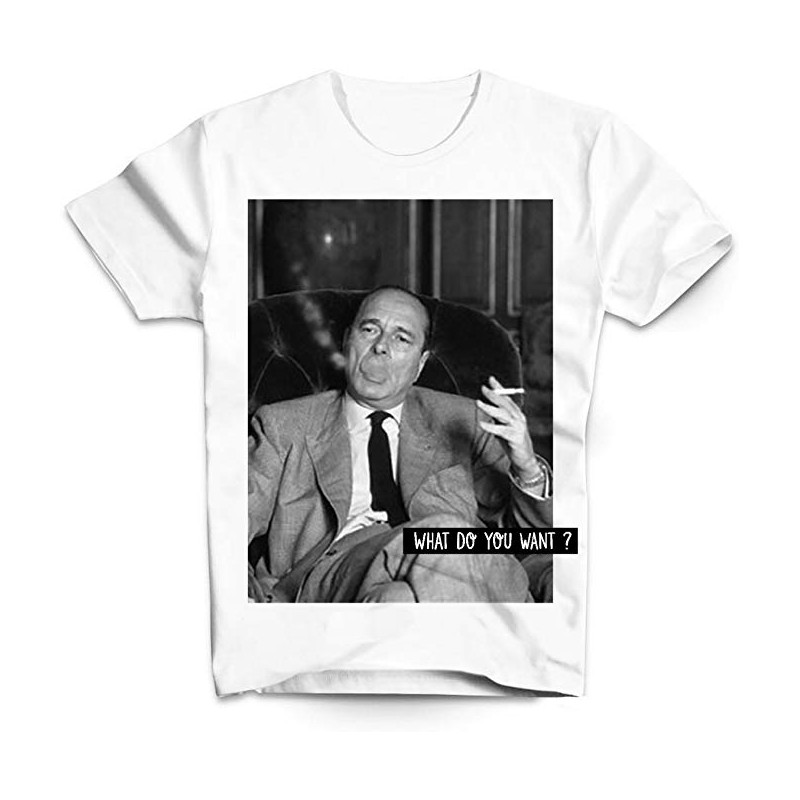 T-shirt Chirac What do you want - Homme