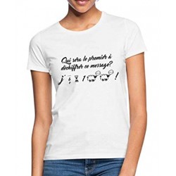 T-Shirt Annonce Grossesse devinette - Femme Cadeau