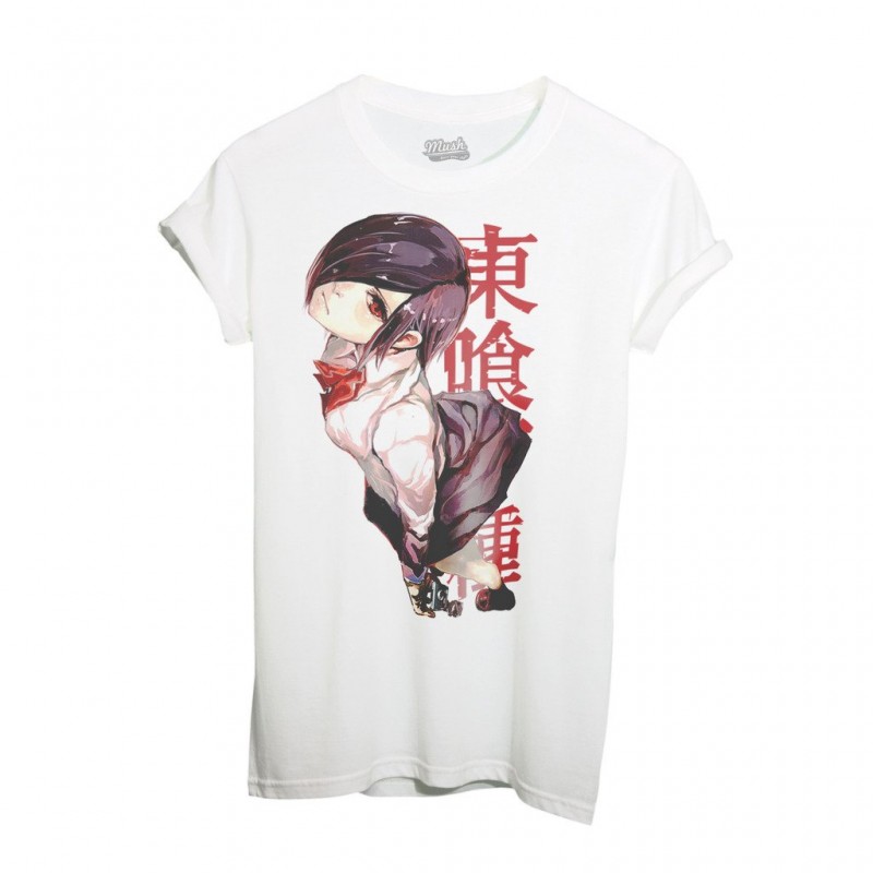 T-shirt Tokyo Ghoul Touka Manga - Dessin Anime - Homme Taille S