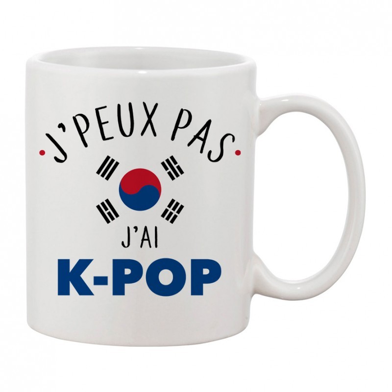 Mug J'peux pas j'ai k-pop - Cadeau tasse Musique