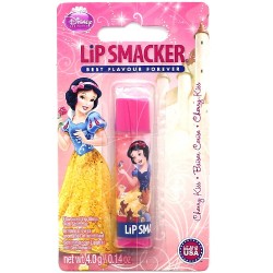Lip Smacker® - Brillant à Lèvres Aromatisé Baiser cerise "Blanche Neige" - 4 g