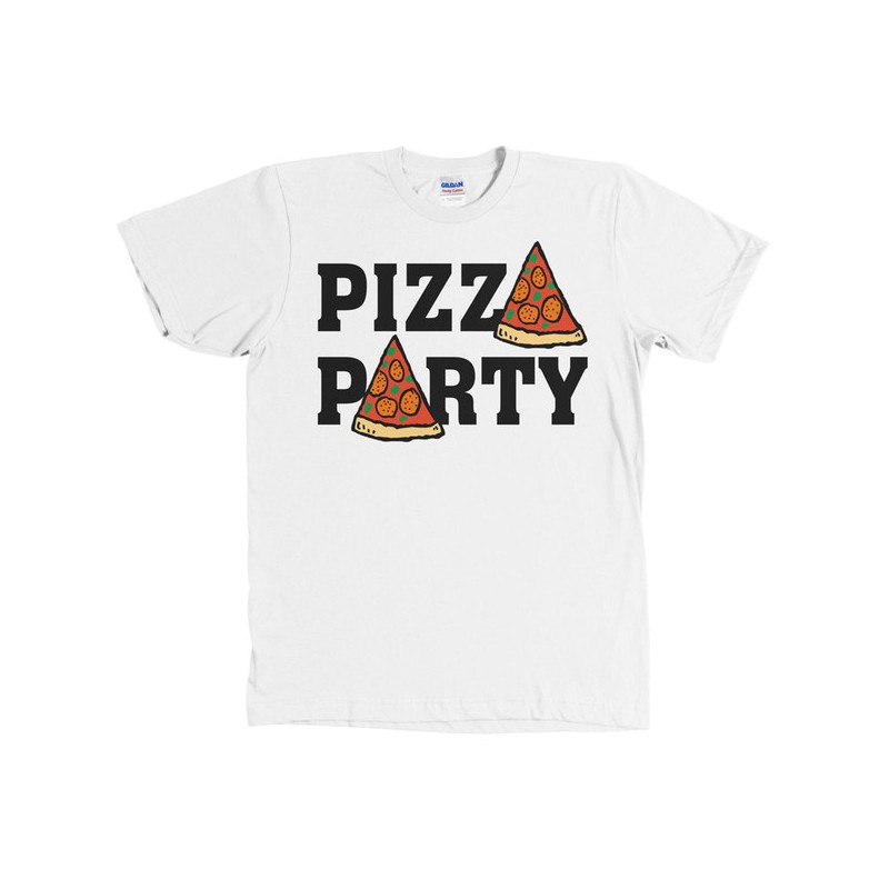T-shirt Pizza Party - Taille adulte et enfant
