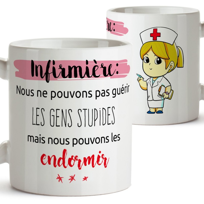 Mug Infirmière Tasse Infirmière Personnalisée Cadeau Infirmière