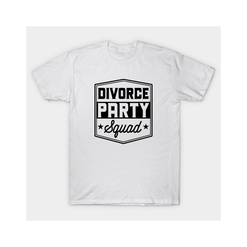 t-shirt Divorce party Squad - cadeau homme