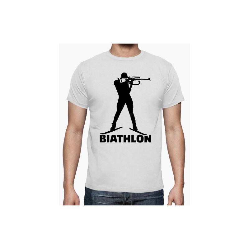 T-shirt biathlon - cadeau homme