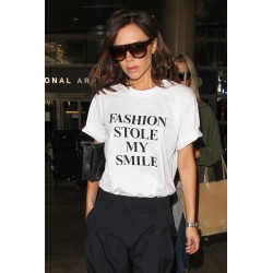 T-Shirt Fashion stole my Smile - Femme Cadeau