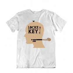 T-Shirt Locke & Key Head Art - cadeaux pour fan