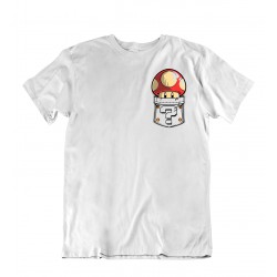 T-Shirt Pocket Power Champignon - cadeaux humouristique