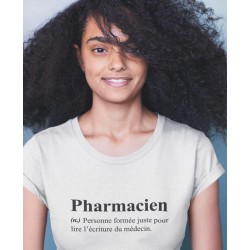 T-Shirt Définition pharmacien - cadeau pour pharmacienne