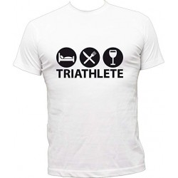 T-Shirt Humoristique Triathlete - cadeau homme