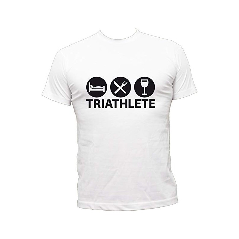 T-Shirt Humoristique Triathlete - cadeau homme