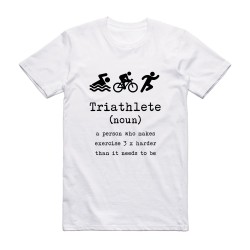 T-Shirt Triathlete définition - cadeau homme drole Toutes Les tailles S