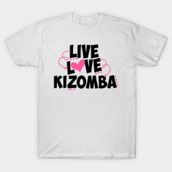 T-Shirt Love kizomba - cadeau homme danse
